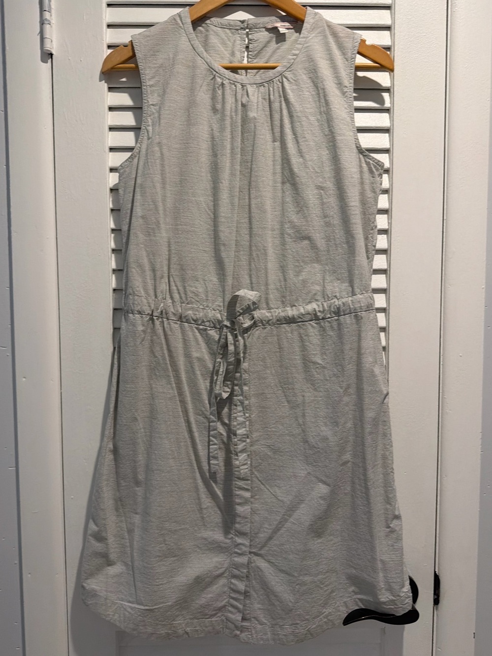 Gap drawstring dress Gray Sleeveless   Size Large